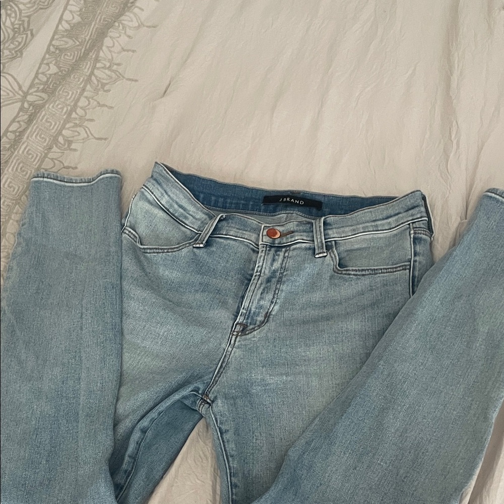 J Brand Sky Blue Skinny Jeans